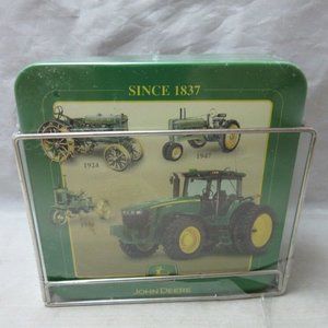 NEW Tine Box Co John Deere adverting coaster set. Tractors
